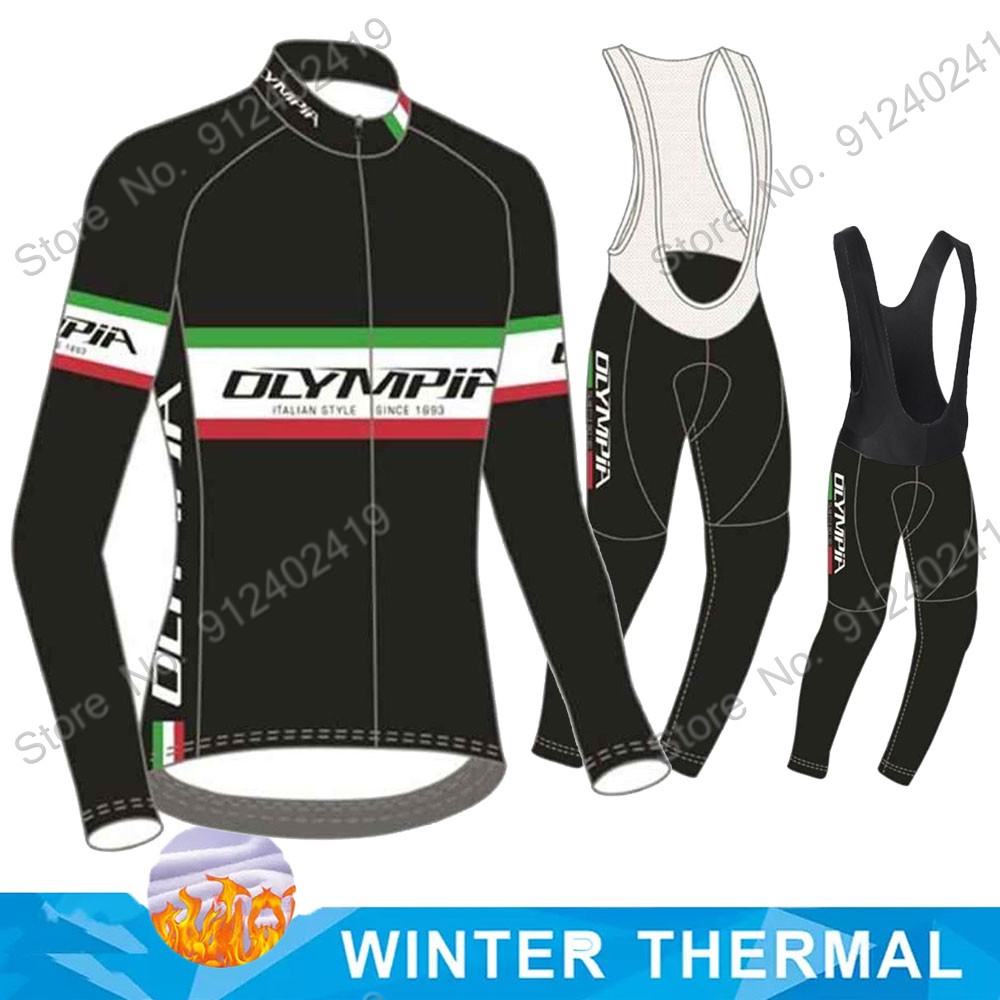 Cycling Gear Logo - Maglia Ciclismo 2023ชุดเสื้อเจอร์ซีย์นักปั่นทีมโอลิมปิก, ชุดกันหนาวกางเกงขี่จักรยานเสือภูเขาแขนยาวเสื้อแขนยาวผู้ชาย