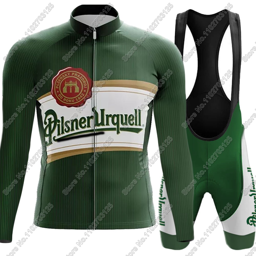 Padded Cycling Shorts - 2025 เครื่องดื่มเบียร์ชุดขี่จักรยานJerseyฤดูร้อนภาษาเช็คคําแขนยาวเสื้อผ้าเสื้อแผนที่กางเกงกางเกงขาสั้นชุดจักรยานMTB Maillot