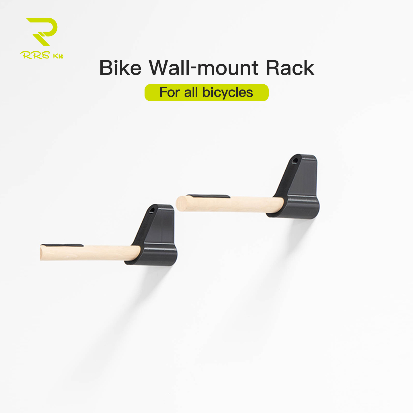 Cycling Gear Wall Hanger - RRSKIT ที่แขวนจักรยานติดผนัง แข็งแรงทนทาน ชั้นวางจักรยานสำหรับจอดและโชว์ ขาแขวนจักรยานไม้ สำหรับอพาร์ตเมนต์