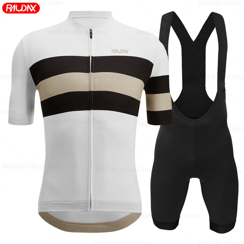 Cycling Gear Logo - Raudaxชุดขี่จักรยานJersey 2025 ทีมกีฬาฤดูร้อนเยาวชนMTBจักรยานขี่จักรยานเสื้อผ้าMaillot Ropa Ciclismoชุดเสื้อด้านบน
