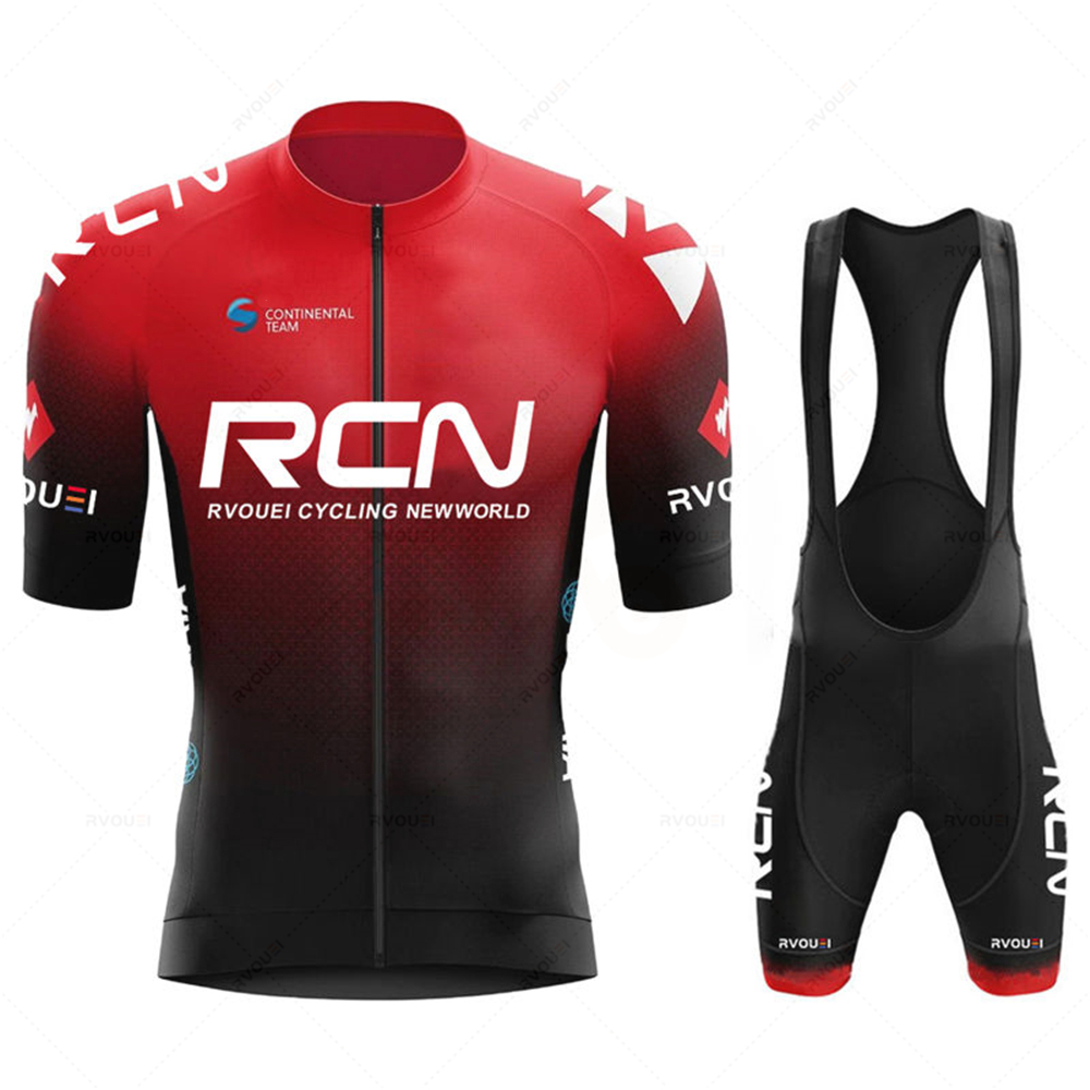 Cycling Gear Logo - Rvouei ชุดปั่นจักรยานชุดเสื้อผ้าสำหรับปั่นจักรยานผู้ชายฤดูร้อนแขนสั้น MTB ชุดจักรยานจักรยานเสื้อผ้าโรปา ซิคลิสโม ฮอมเบอร์
