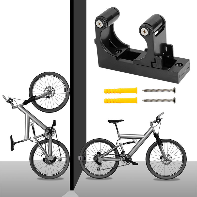 Cycling Gear Wall Hanger - ตะขอแขวนจักรยานแบบปรับได้ Deemount ที่แขวนจักรยานติดผนัง แบบปรับระดับได้ ที่แขวนแบบหัวเข็มขัด สำหรับจัดเก็บในแนวตั้งและแนวนอน