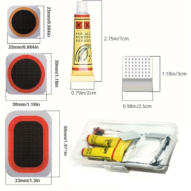 ชุดซ่อมยางจักรยาน 39 ชิ้น - ชุ - Bike Tube Repair Kit บทวิจารณ์และราคา