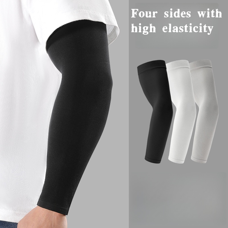 ปลอกแขนผ้าไหมน้ำแข็ง 2 ชิ้น ระ - Cycling Gear For Women บทวิจารณ์และราคา
