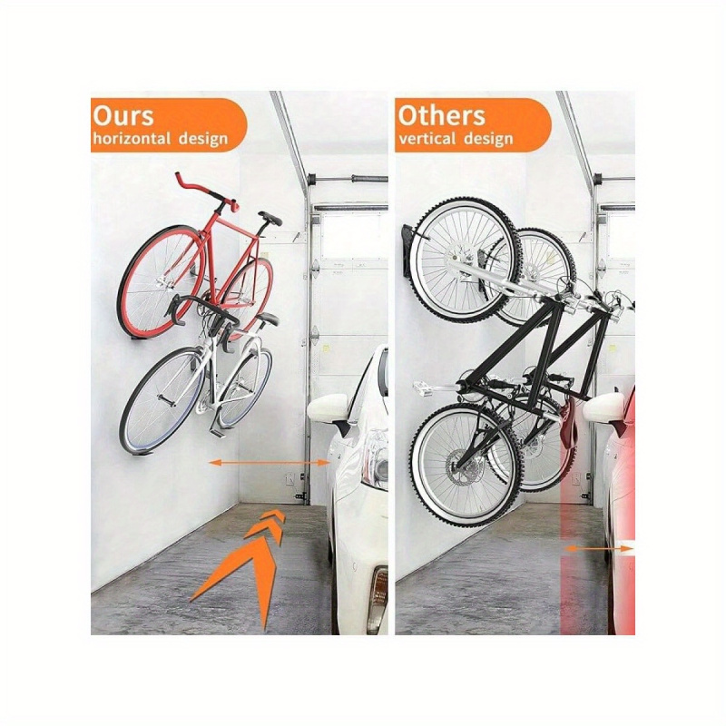 ที่แขวนจักรยานแบบติดผนังแนวนอน - Cycling Gear Wall Hanger บทวิจารณ์และราคา