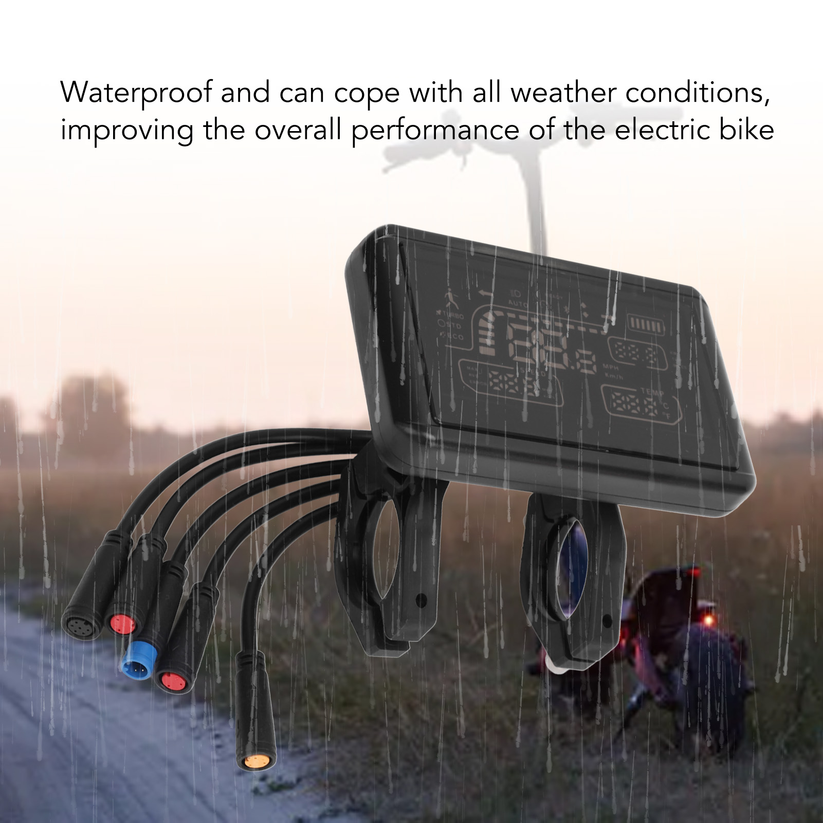 แผงจักรยานไฟฟ้าตัวบ่งชี้โหมดเก - Cycling Gear Display บทวิจารณ์และราคา