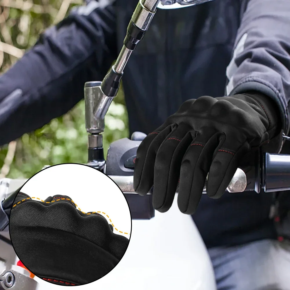 ถุงมือมอเตอร์ไซค์ฤดูหนาว หน้าจ - Cycling Gear Display บทวิจารณ์และราคา
