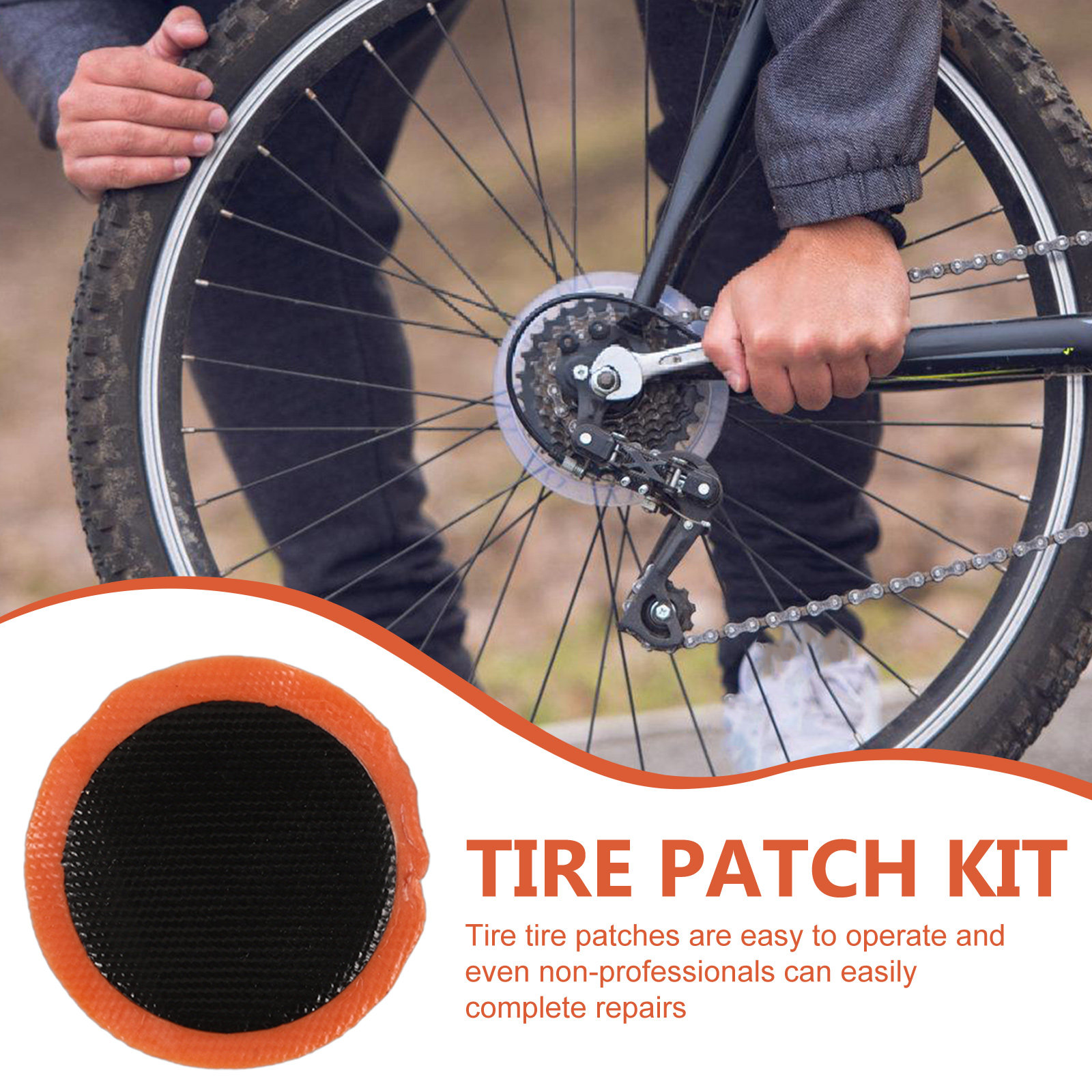 ชุดแผ่นปะยางใน 48 ชิ้น สำหรับซ - Bike Tube Repair Kit บทวิจารณ์และราคา
