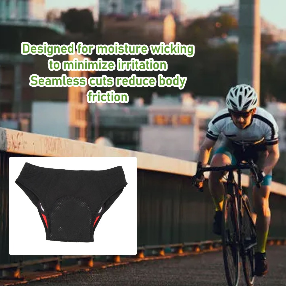 กางเกงในปั่นจักรยานแบบ 3 มิติ  - Padded Cycling Shorts บทวิจารณ์และราคา
