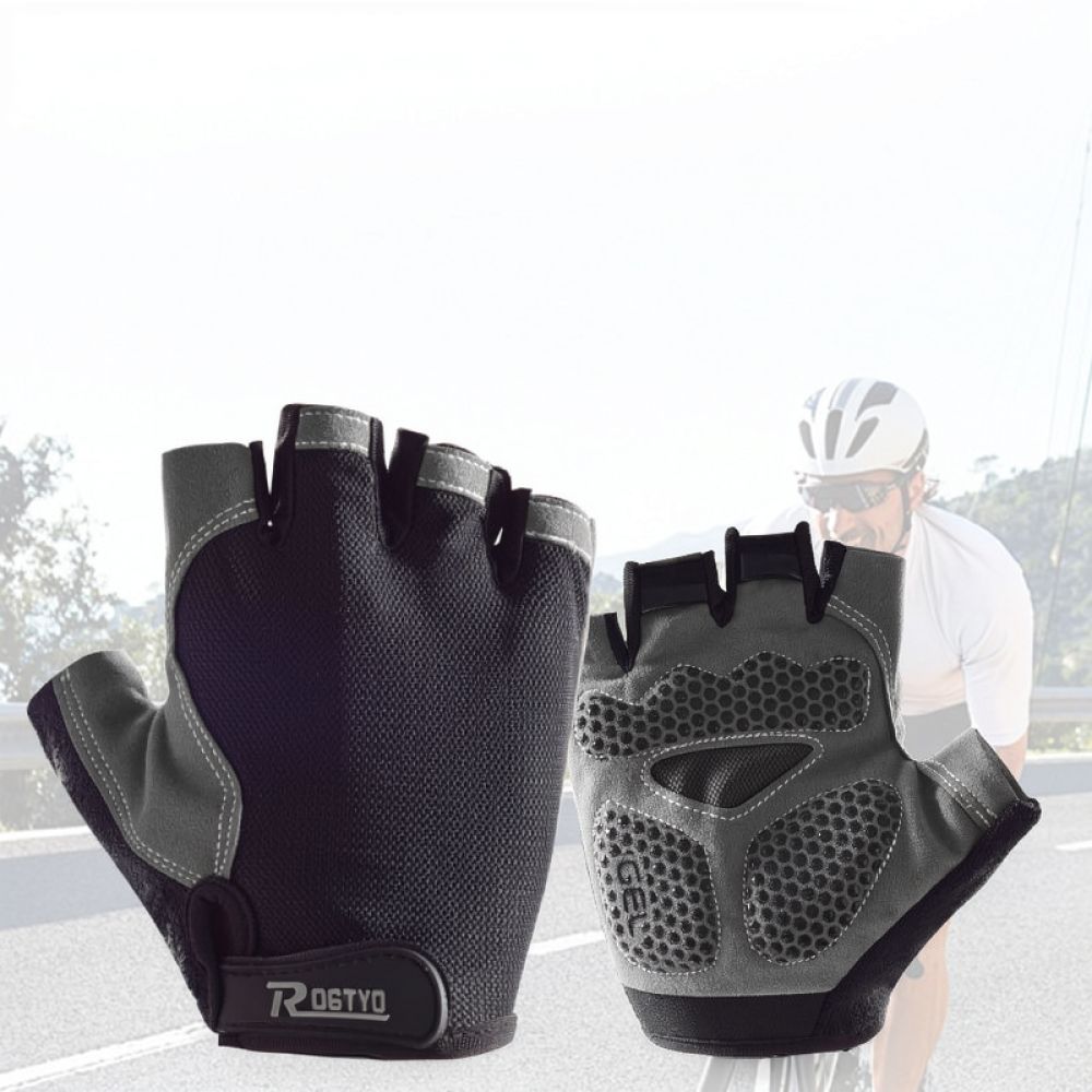 ถุงมือปั่นจักรยานครึ่งนิ้ว กัน - Cycling Gear And Equipment บทวิจารณ์และราคา