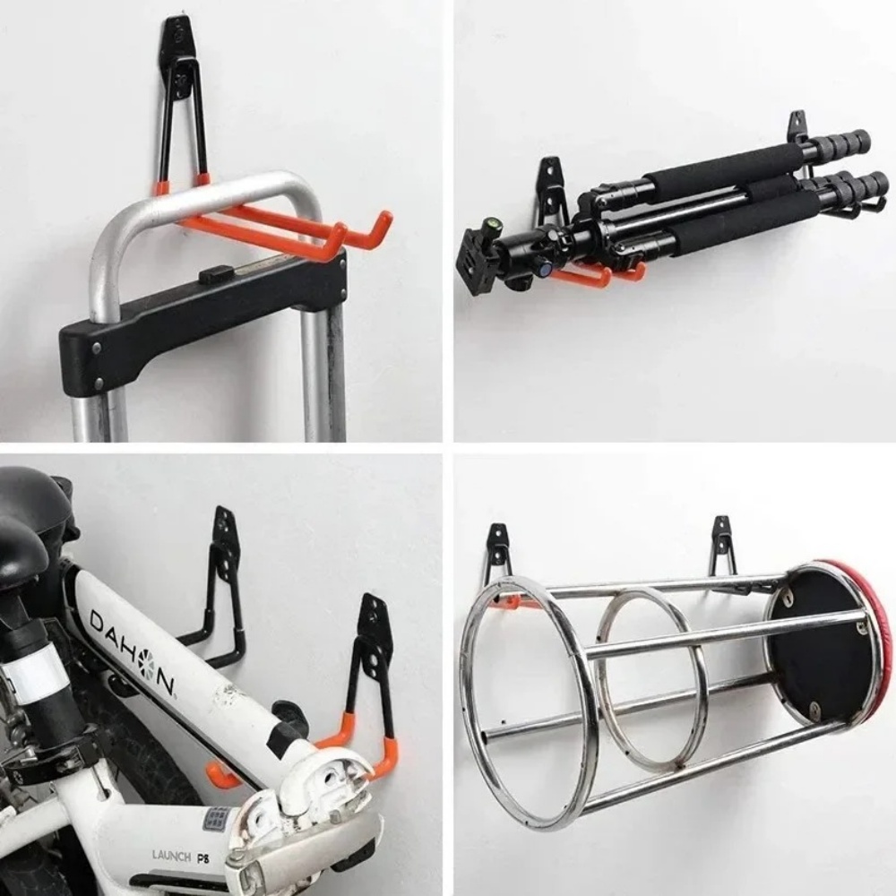 ตะขอแขวนจักรยานติดผนังแบบโลหะส - Cycling Gear Wall Hanger บทวิจารณ์และราคา