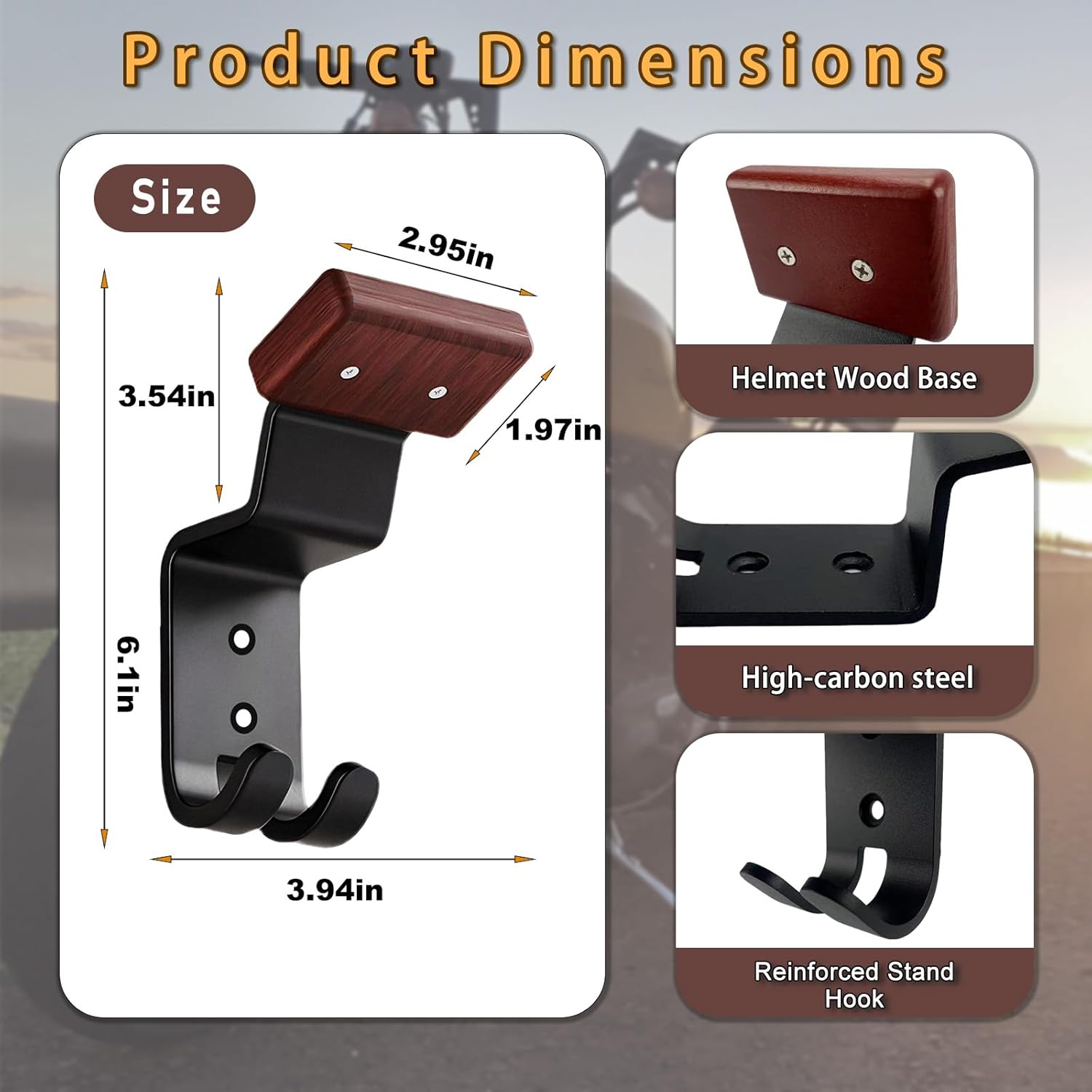 ที่แขวนหมวกกันน็อคมอเตอร์ไซค์แ - Cycling Gear Wall Hanger บทวิจารณ์และราคา
