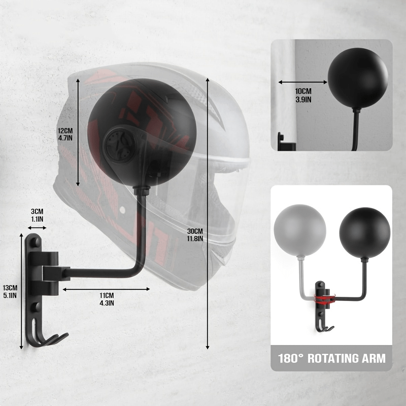 ที่แขวนหมวกกันน็อคอลูมิเนียมอั - Cycling Gear Wall Hanger บทวิจารณ์และราคา